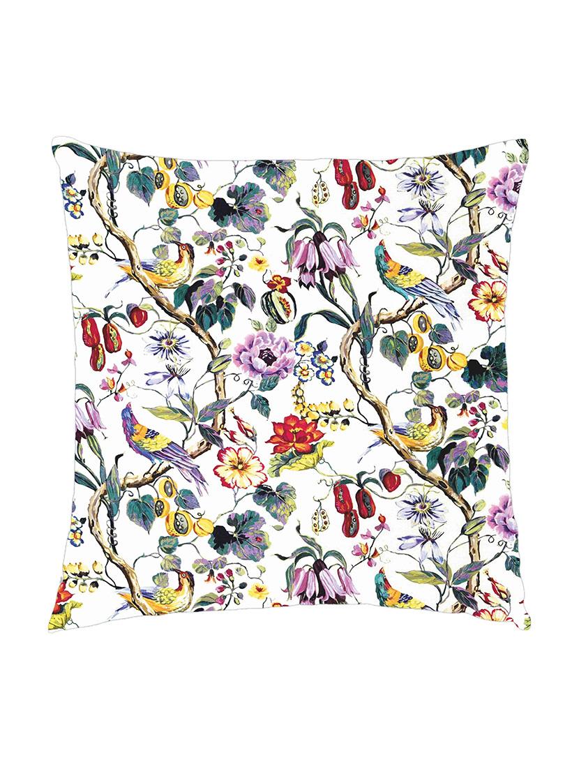 digitally printed cushion cover of multi coloured floral - 13285722 - Zoom Image - 0