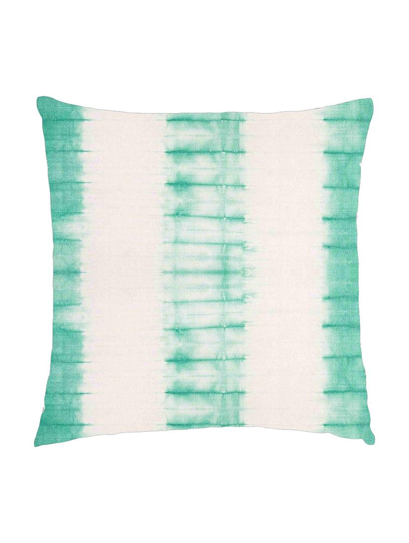 digitally printed cushion cover of green tie & dyed look - 13285725 -  Zoom Image - 0