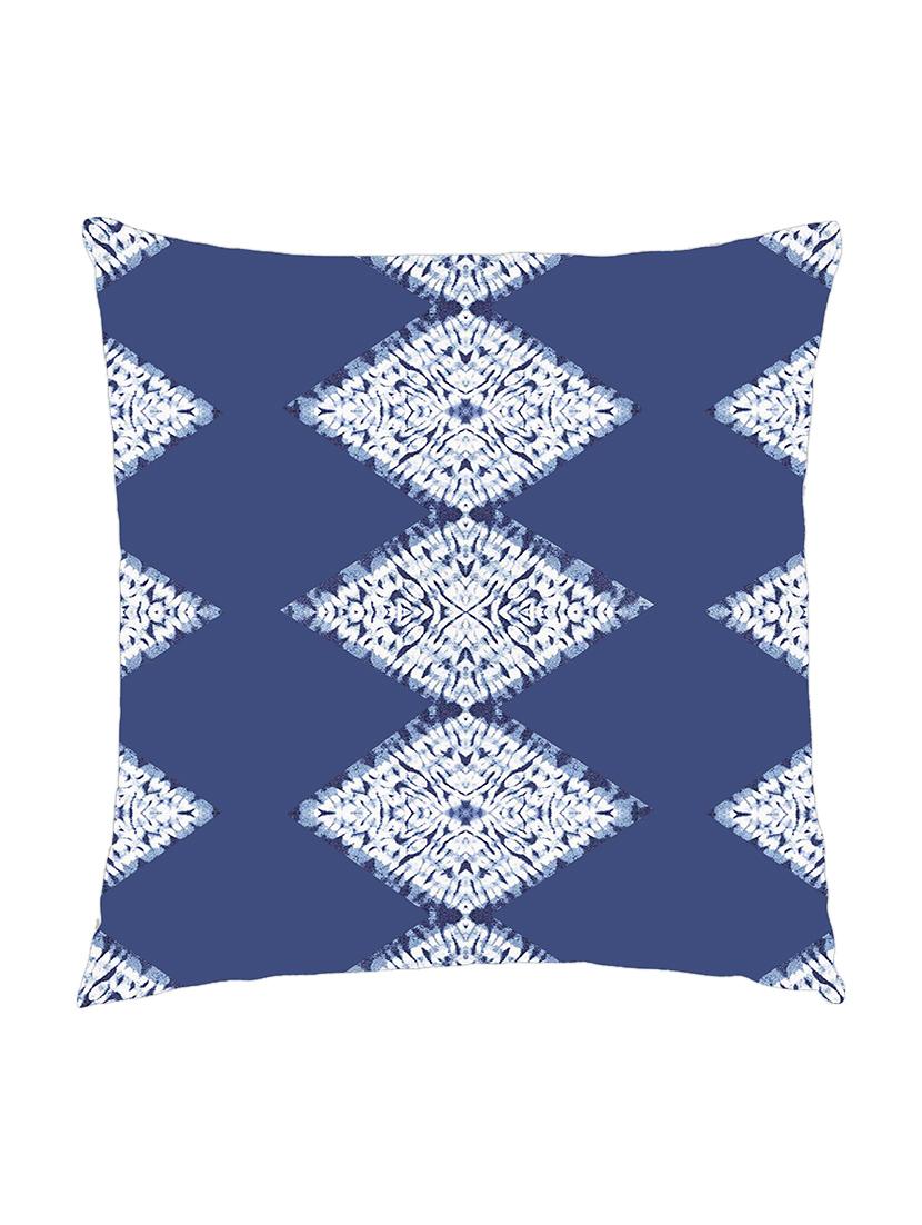 digitally printed cushion cover of ingido look ikat print - 13285728 - Zoom Image - 0