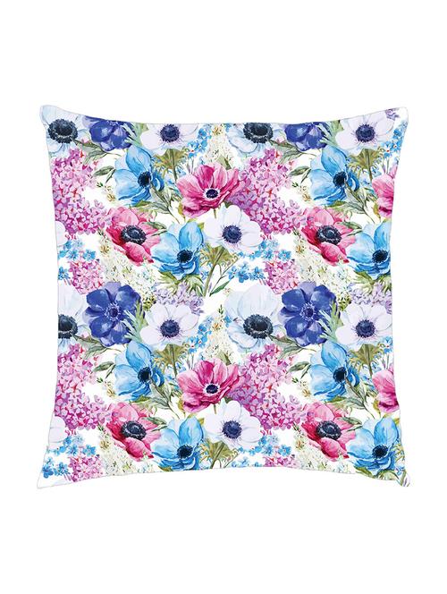 digitally printed cushion cover of multi coloured flowers - 13285735 -  Standard Image - 0