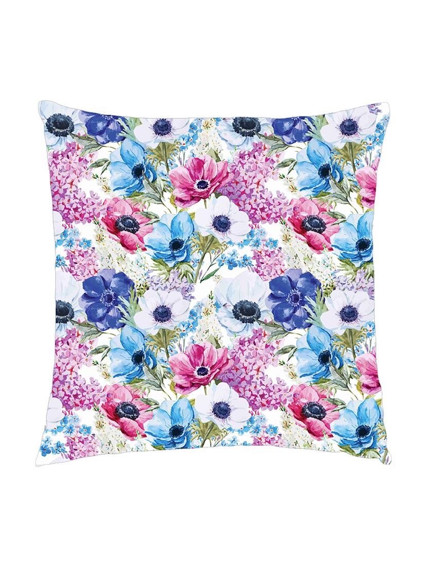 digitally printed cushion cover of multi coloured flowers - 13285735 -  Zoom Image - 0