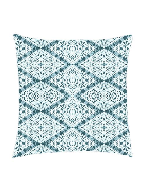digitally printed cushion cover of green ikat look print - 13285736 -  Standard Image - 0