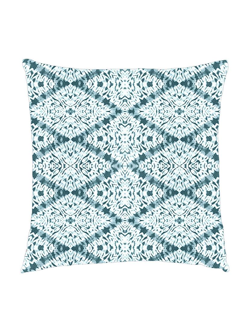 digitally printed cushion cover of green ikat look print - 13285736 -  Zoom Image - 0