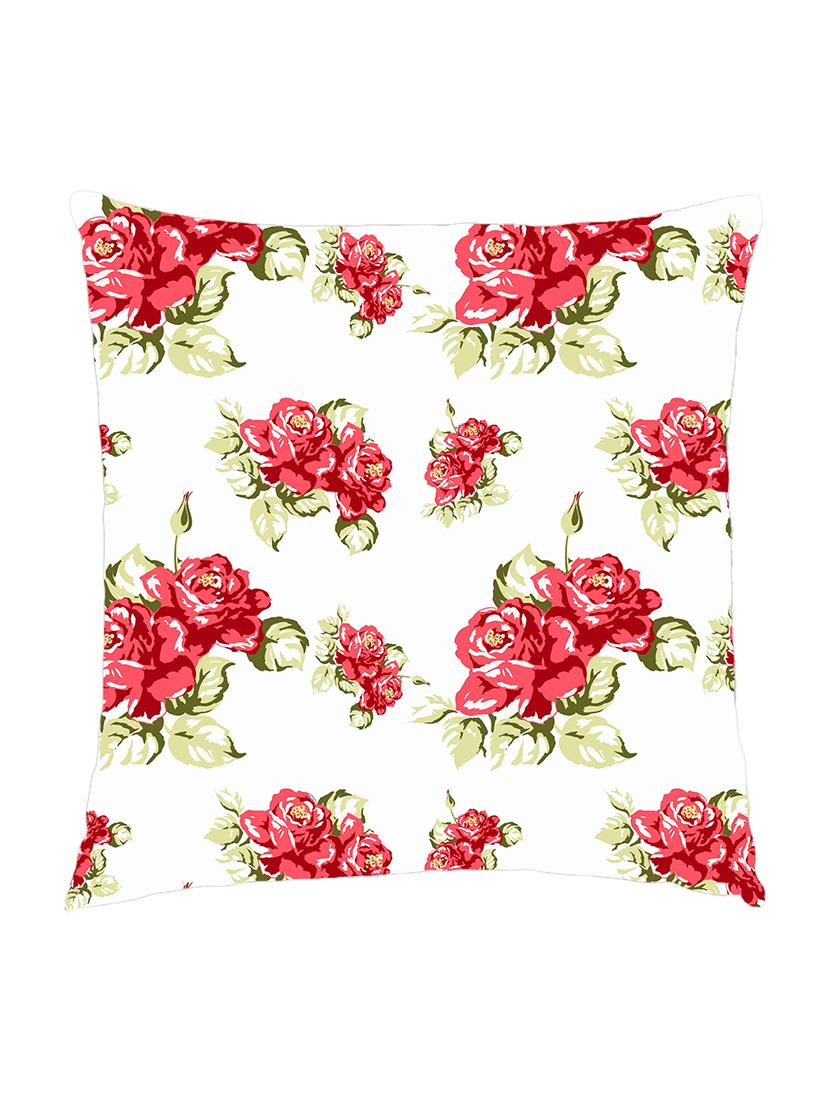digitally printed cushion cover of vintage red roses - 13285751 - Zoom Image - 0