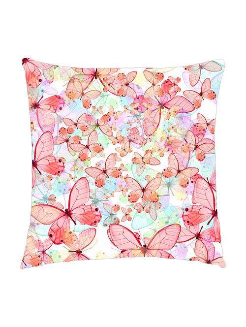 digital printed cushion cover with multi colour butterflies - 13285803 - Standard Image - 0