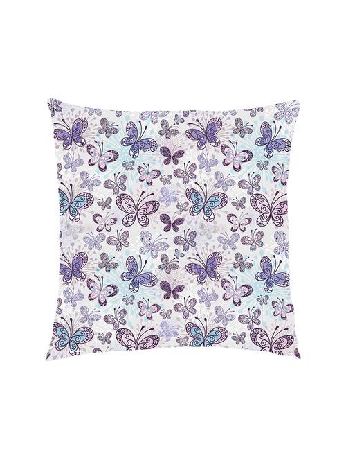 digital printed cushion cover with purple and blue  butterflies - 13285810 -  Standard Image - 0