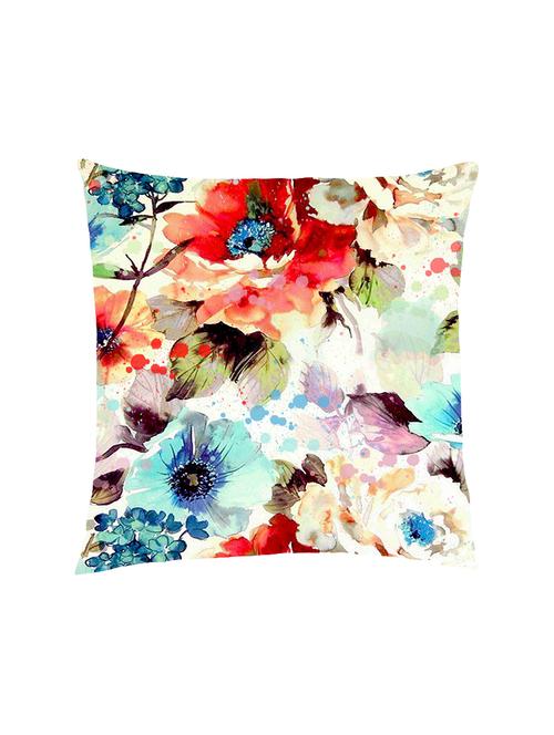 digital printed cushion cover with watercolor effect floral - 13285819 - Standard Image - 0