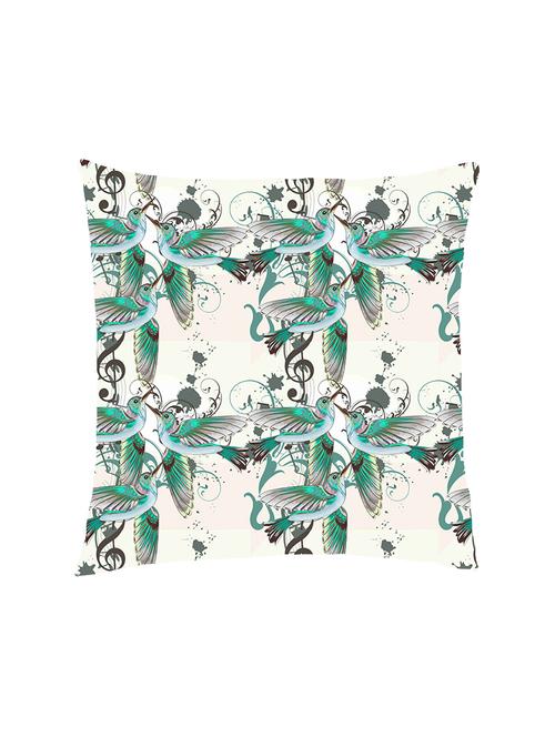 digital printed cushion cover with green flying birds - 13285829 -  Standard Image - 0