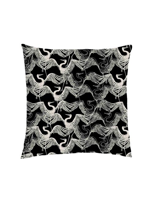 digital printed cushion cover with white flying flamingos - 13285833 -  Standard Image - 0