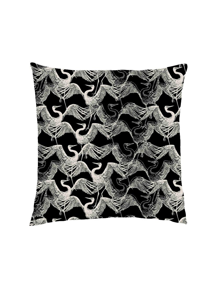 digital printed cushion cover with white flying flamingos - 13285833 -  Zoom Image - 0