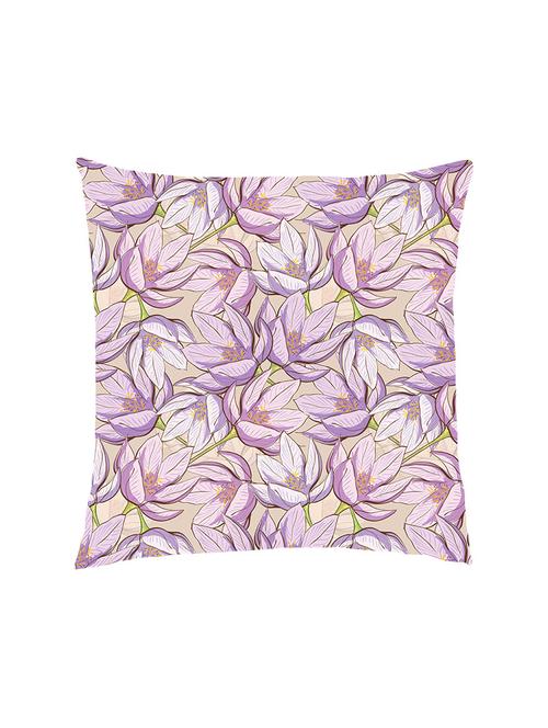 digital printed cushion cover with lavender floral pattern - 13285848 -  Standard Image - 0