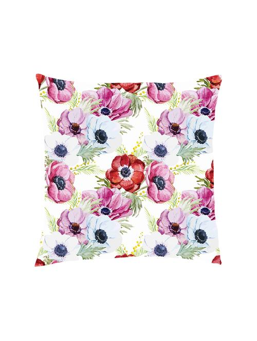 digital printed cushion cover with red and pink floral pattern - 13285852 -  Standard Image - 0