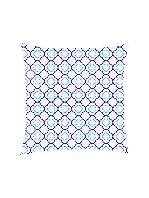 digital printed cushion cover with blue tessellation pattern - 13285865 - Standard Image - 0