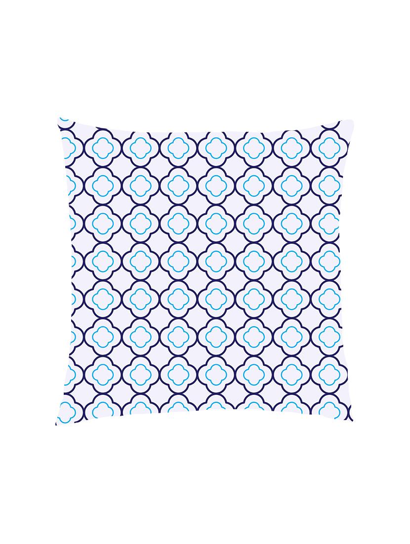 digital printed cushion cover with blue tessellation pattern - 13285865 - Zoom Image - 0
