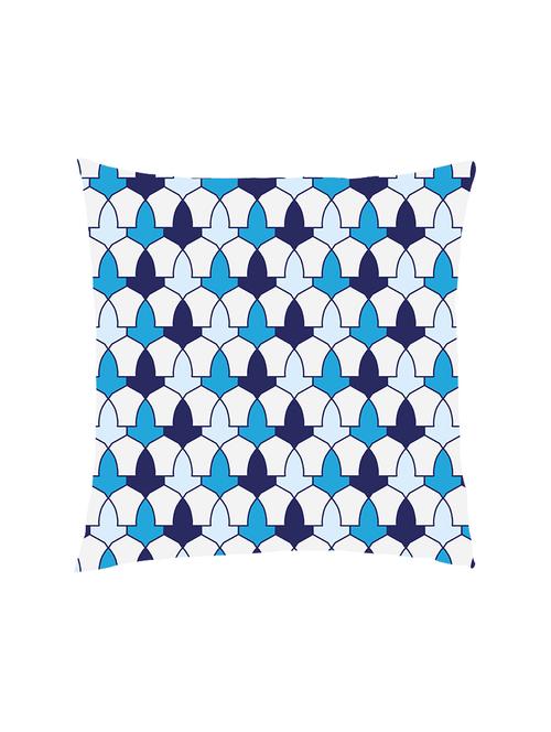 digital printed cushion cover with blue bold tessellation pattern - 13285866 -  Standard Image - 0