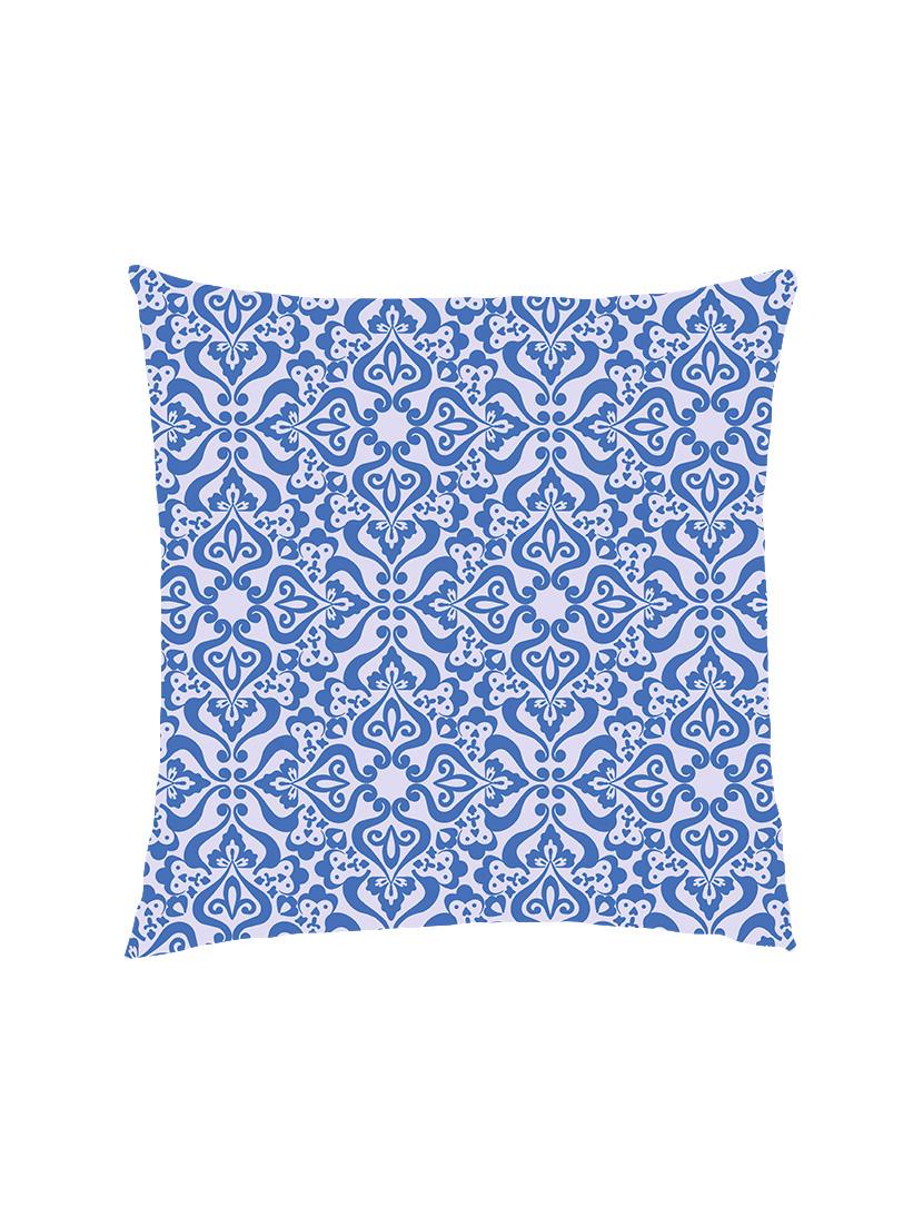 digital printed cushion cover with cobalt blue abstract design - 13285869 -  Zoom Image - 0