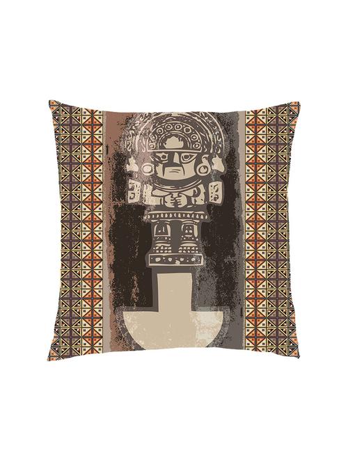 digital printed cushion cover with tribal with geometric border - 13285889 -  Standard Image - 0