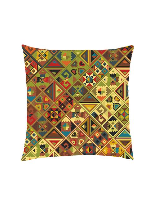 digital printed cushion cover with tribal geometric pattern - 13285895 - Standard Image - 0