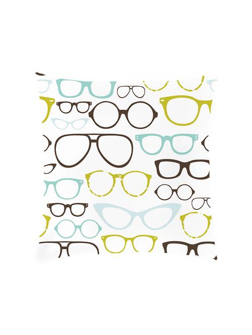 digital printed cushion cover with spectacles - 13285896 -  Standard Image - 0