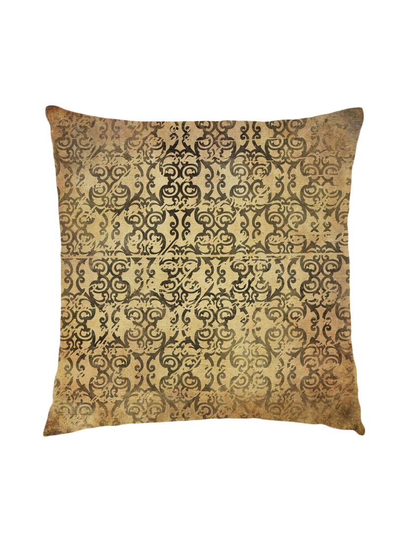 digitally printed distorted traditional design satin cushion cover - 13285910 - Zoom Image - 0