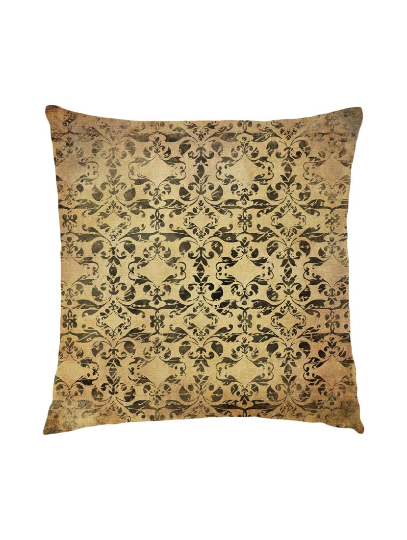 digitally printed distorted traditional design satin cushion cover - 13285911 - Zoom Image - 0