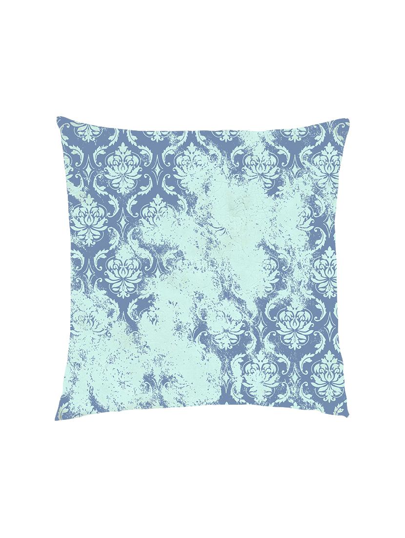 digitally printed vintage look satin cushion cover - 13285948 -  Zoom Image - 0