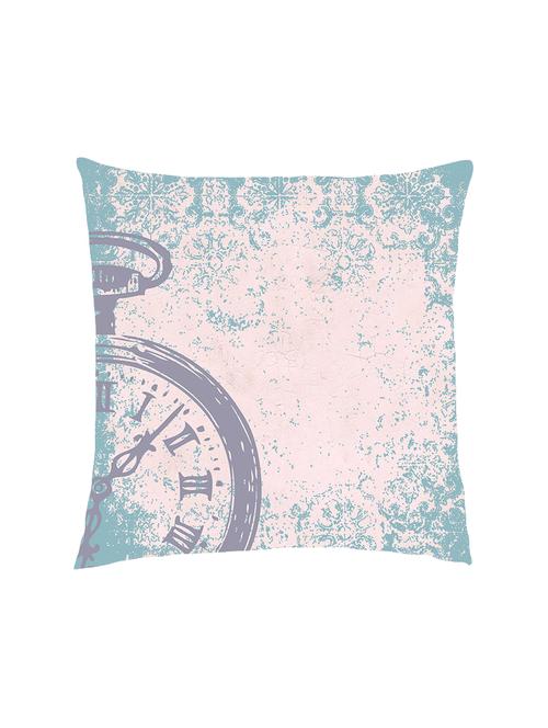 digitally printed vintage background & clock satin cushion cover - 13285949 -  Standard Image - 0