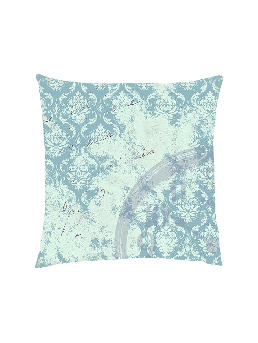 digitally printed vintage look satin cushion cover - 13285952 -  Zoom Image - 0