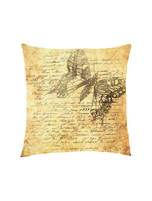 digitally printed text & vintage background satin cushion cover - 13285967 - Standard Image - 0