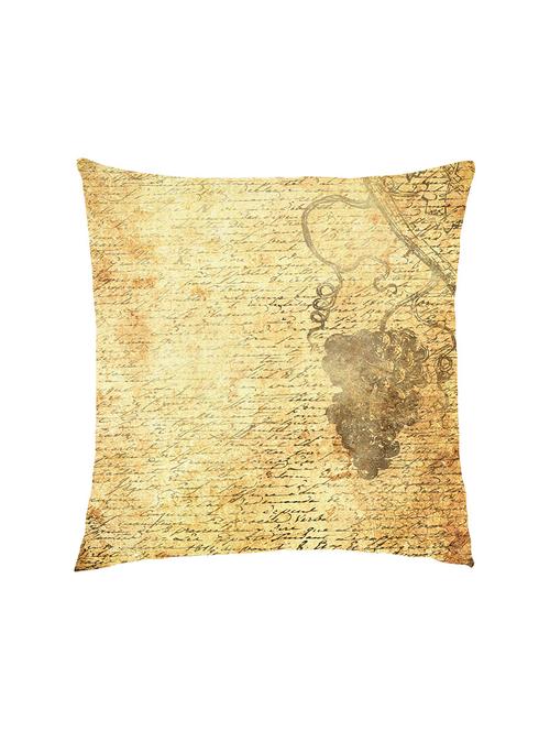 digitally printed text & vintage background satin cushion cover - 13285969 - Standard Image - 0