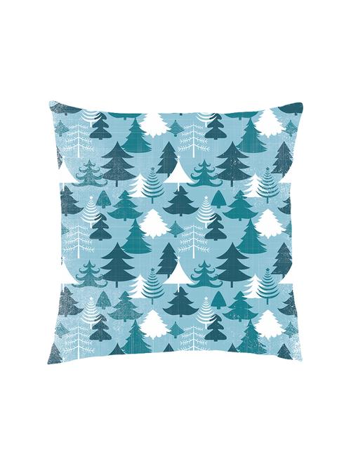 digitally printed vintage christmas tree satin cushion cover - 13285971 - Standard Image - 0