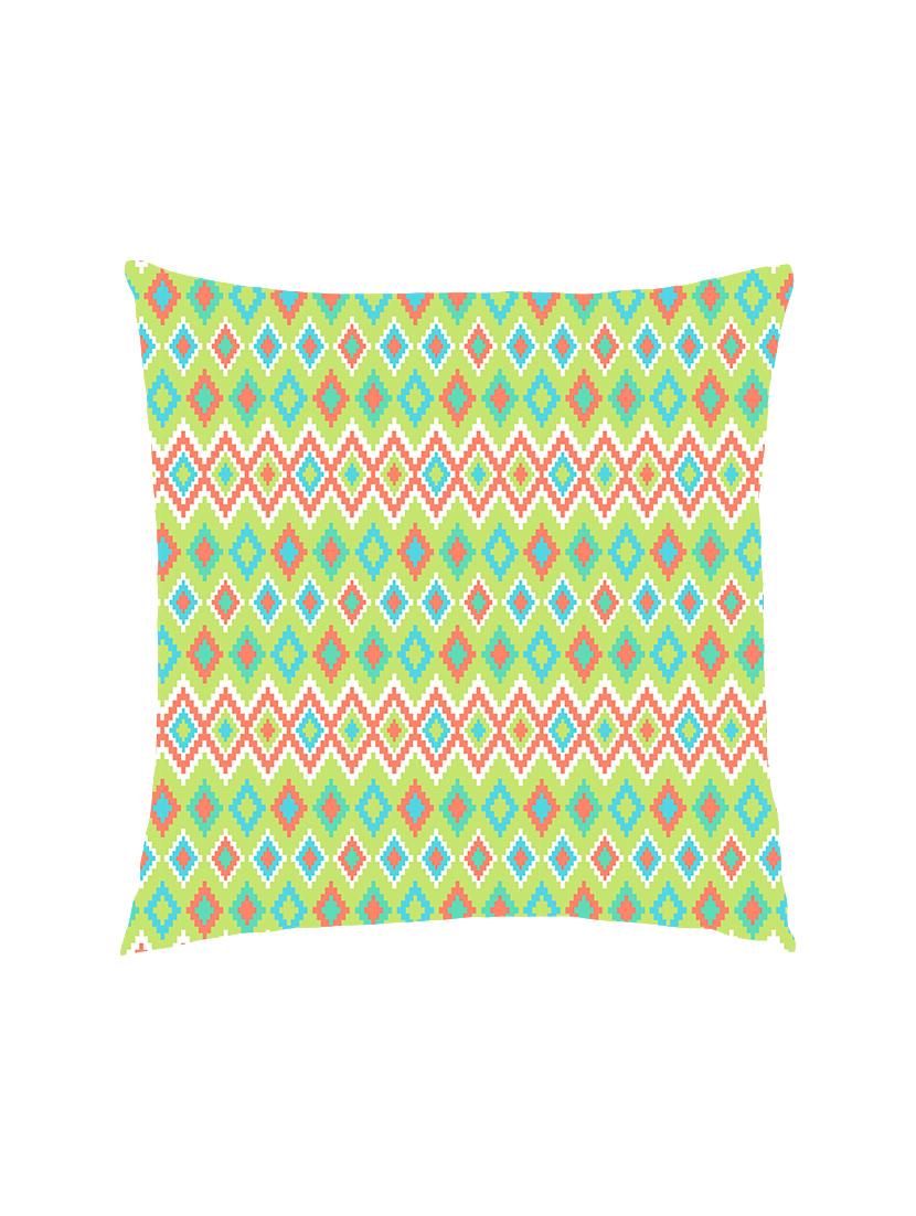 digitally printed graphics diamond satin cushion cover - 13285976 - Zoom Image - 0