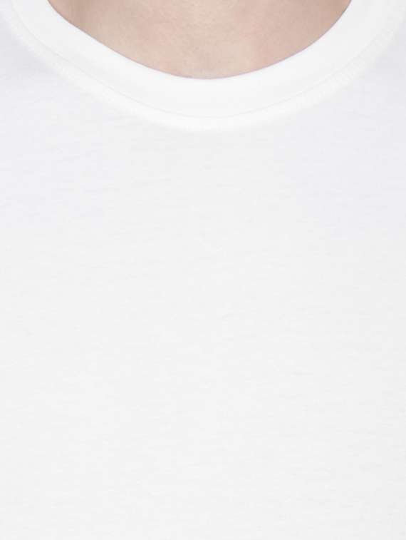 solid white cotton t-shirt - 13286212 -  Standard Image - 3