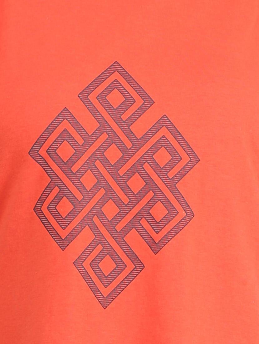 orange printed tank top - 13286792 - Standard Image - 3