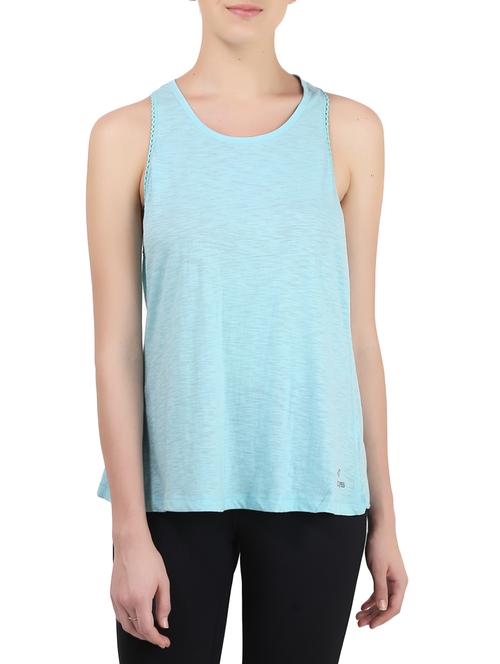 green cotton tank top - 13286805 - Standard Image - 0