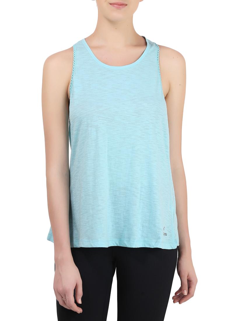 green cotton tank top - 13286805 - Zoom Image - 0