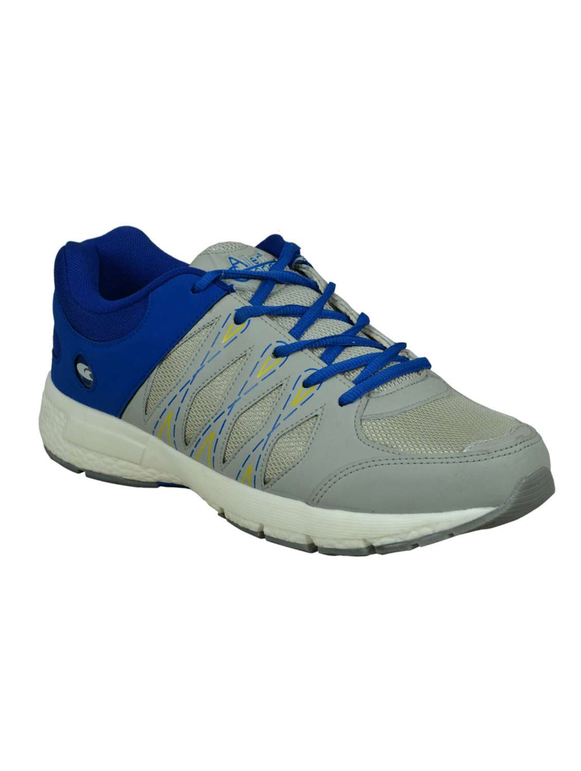 grey mesh sport shoes