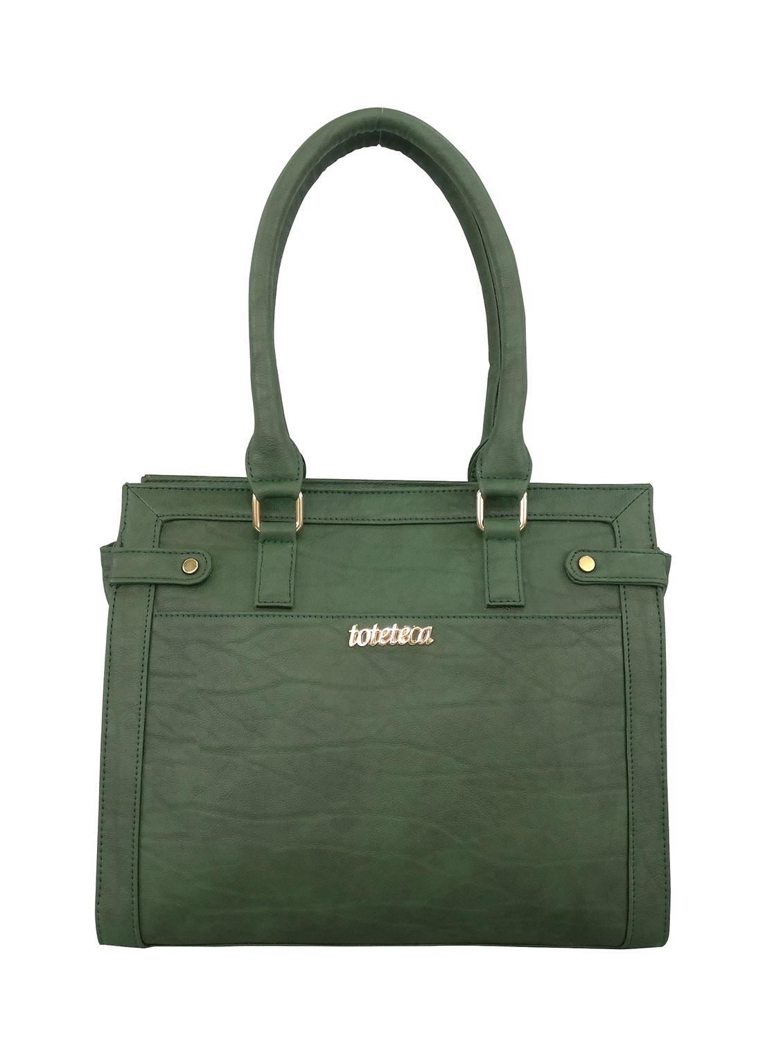 green leatherette handbag - 13303317 - Zoom Image - 0
