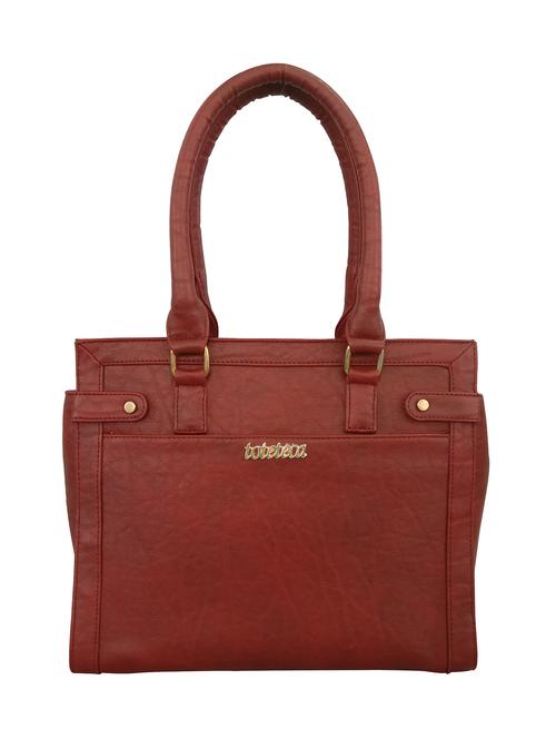 red leatherette handbag - 13303318 - Standard Image - 0
