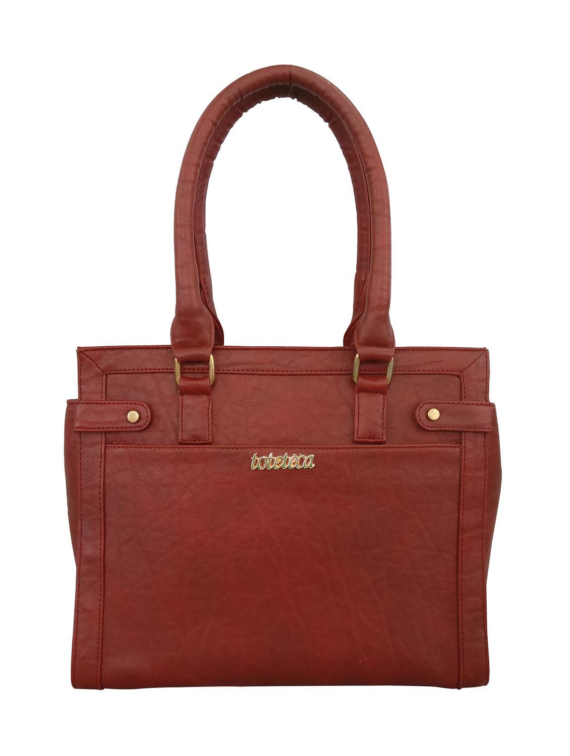 red leatherette handbag - 13303318 - Zoom Image - 0