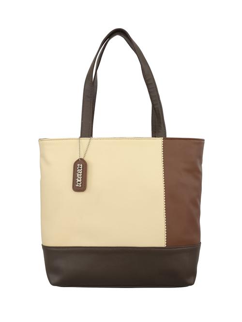 cream leatherette  handbag - 13303344 -  Standard Image - 0