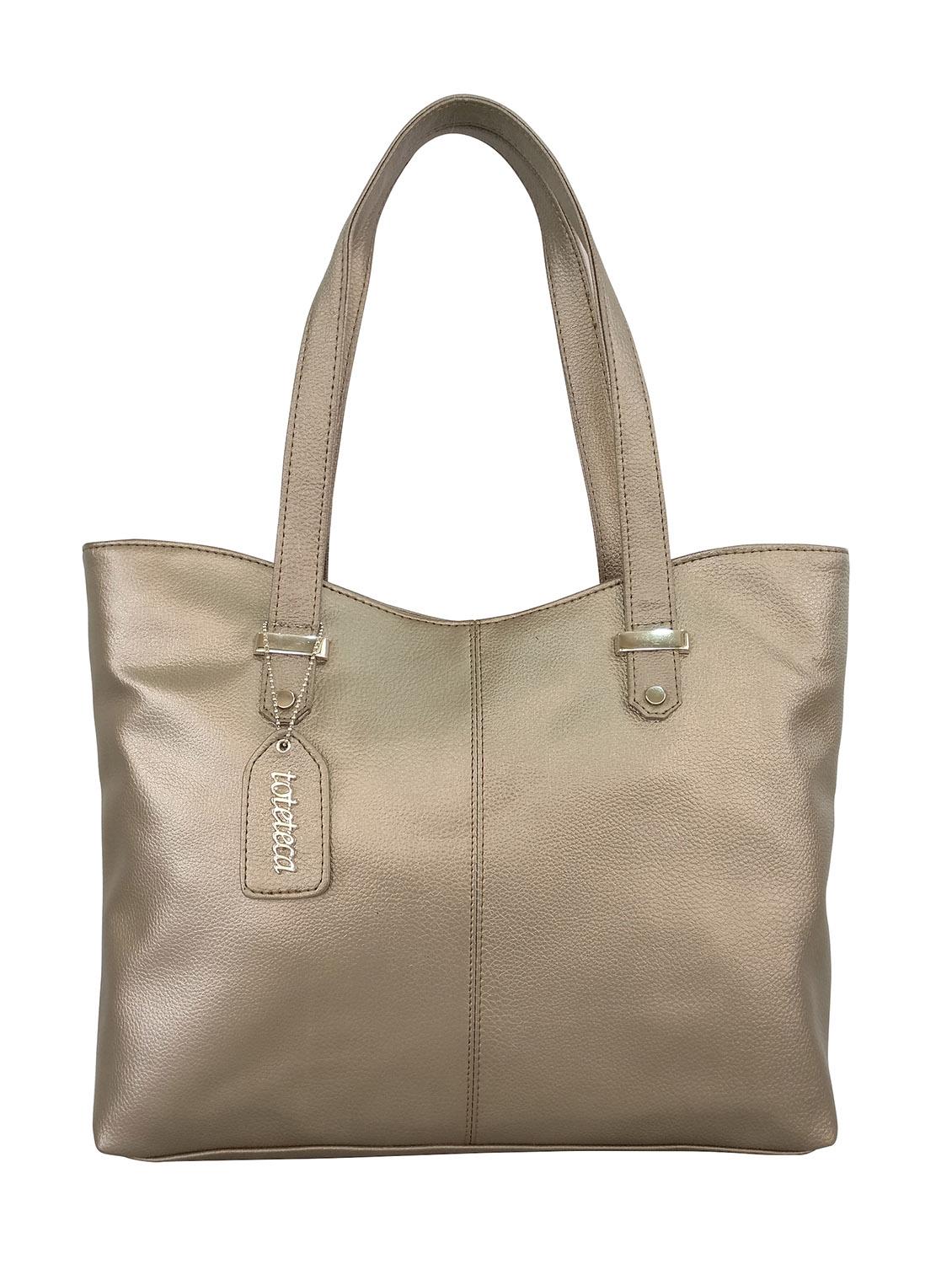 metallic leatherette  handbag - 13303359 -  Zoom Image - 0