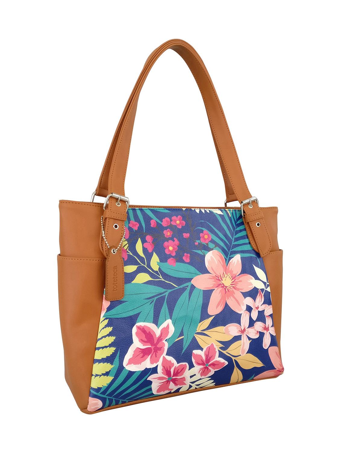 tan leatherette handbag - 13303361 - Standard Image - 3