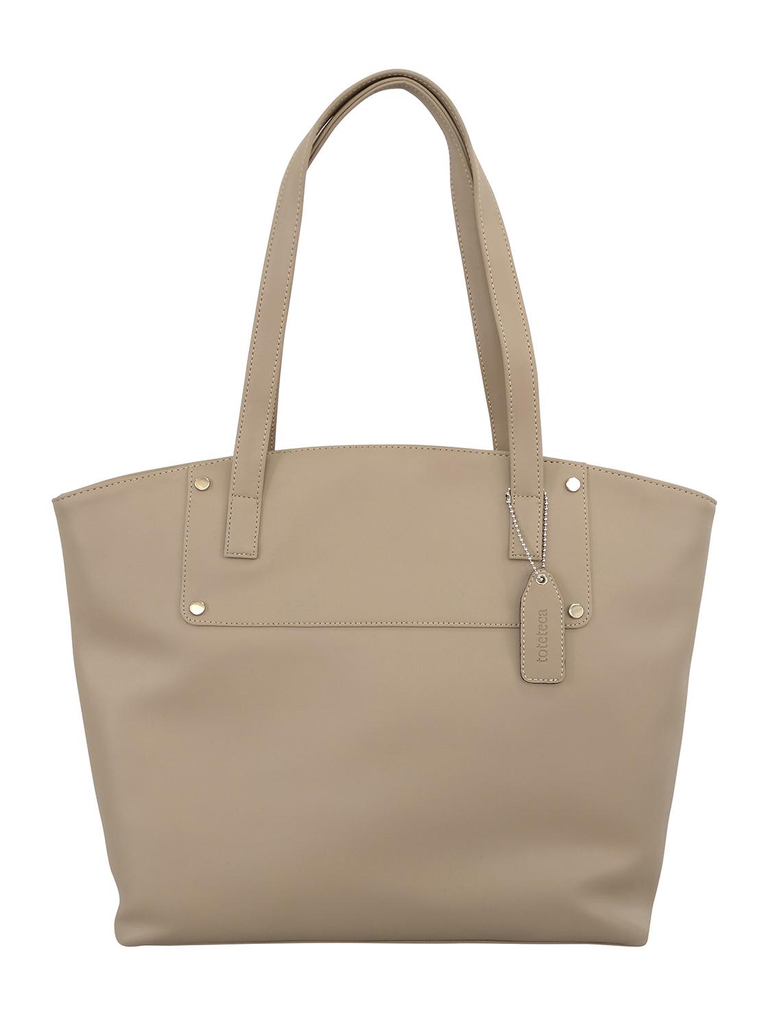 beige leatherette handbag - 13303364 -  Zoom Image - 0