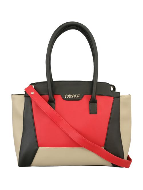 red leatherette  handbag - 13303366 -  Standard Image - 0