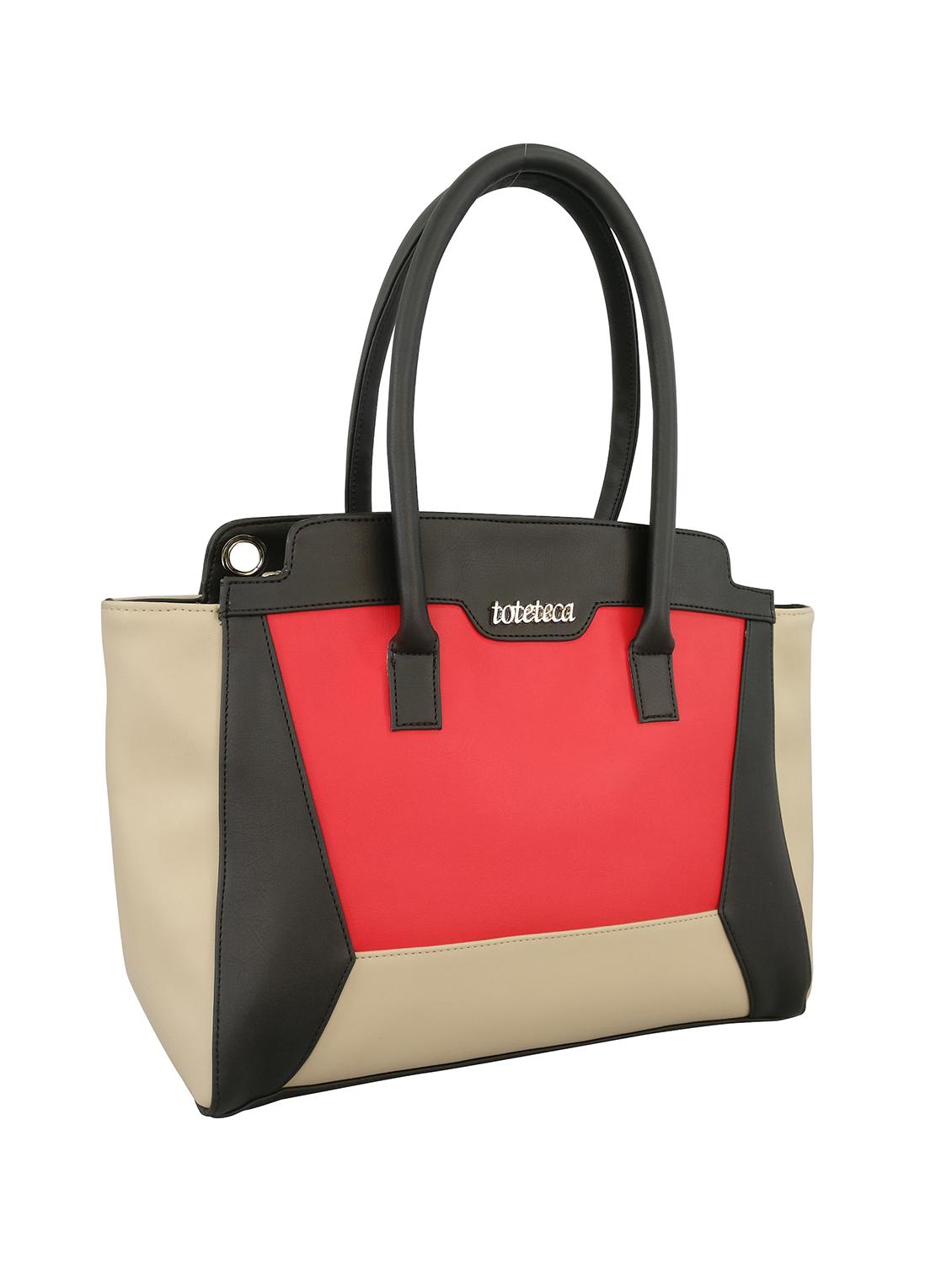 red leatherette handbag - 13303366 - Standard Image - 3