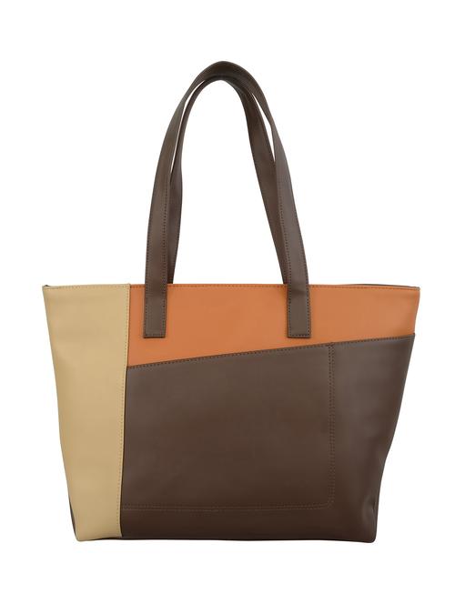 tan leatherette handbag - 13303387 - Standard Image - 0