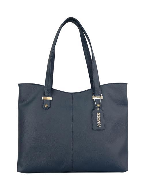 blue leatherette  handbag - 13303392 -  Standard Image - 0