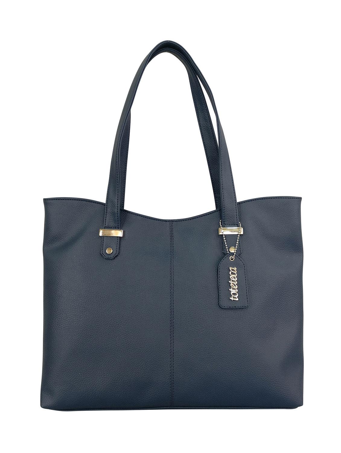 blue leatherette  handbag - 13303392 -  Zoom Image - 0