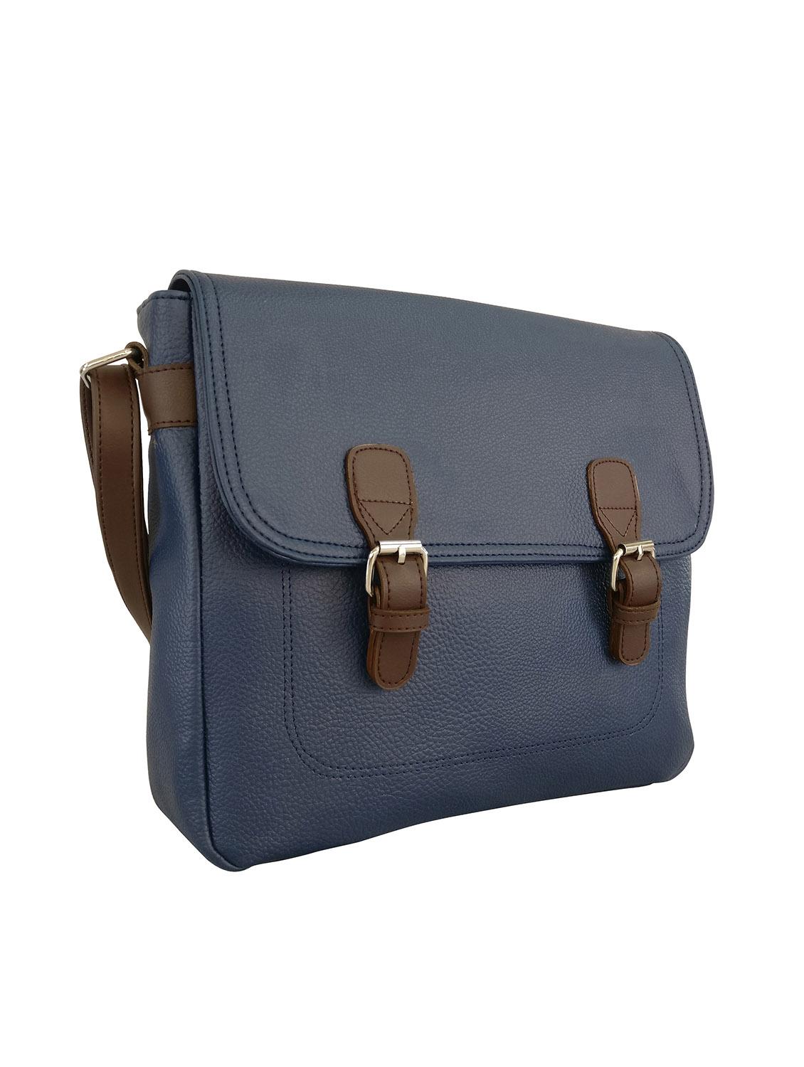 blue leatherette sling bag - 13303421 - Standard Image - 3